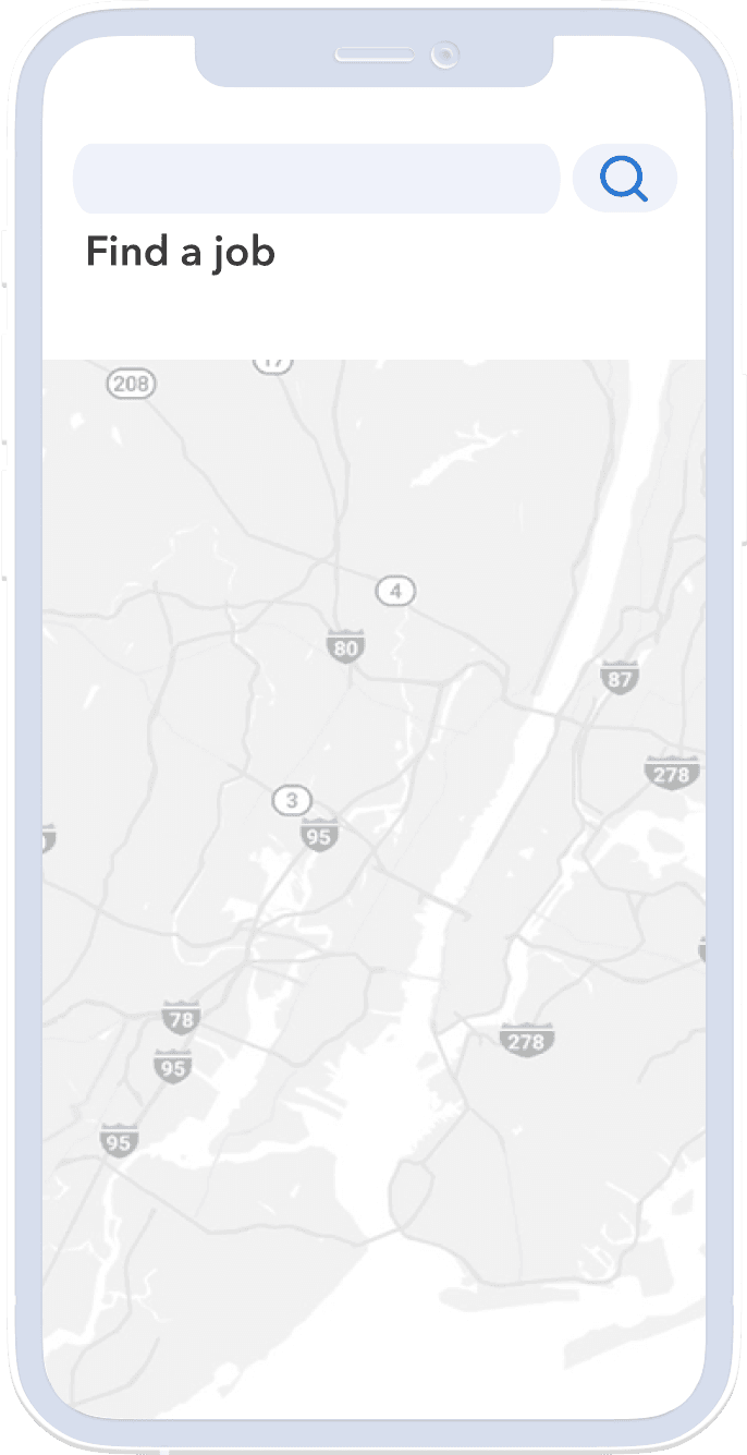 Find a job mobile screenshot